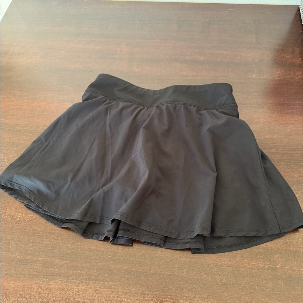 Zella Girl Black Athletic Skirt - size 7/8 girls VGUC.